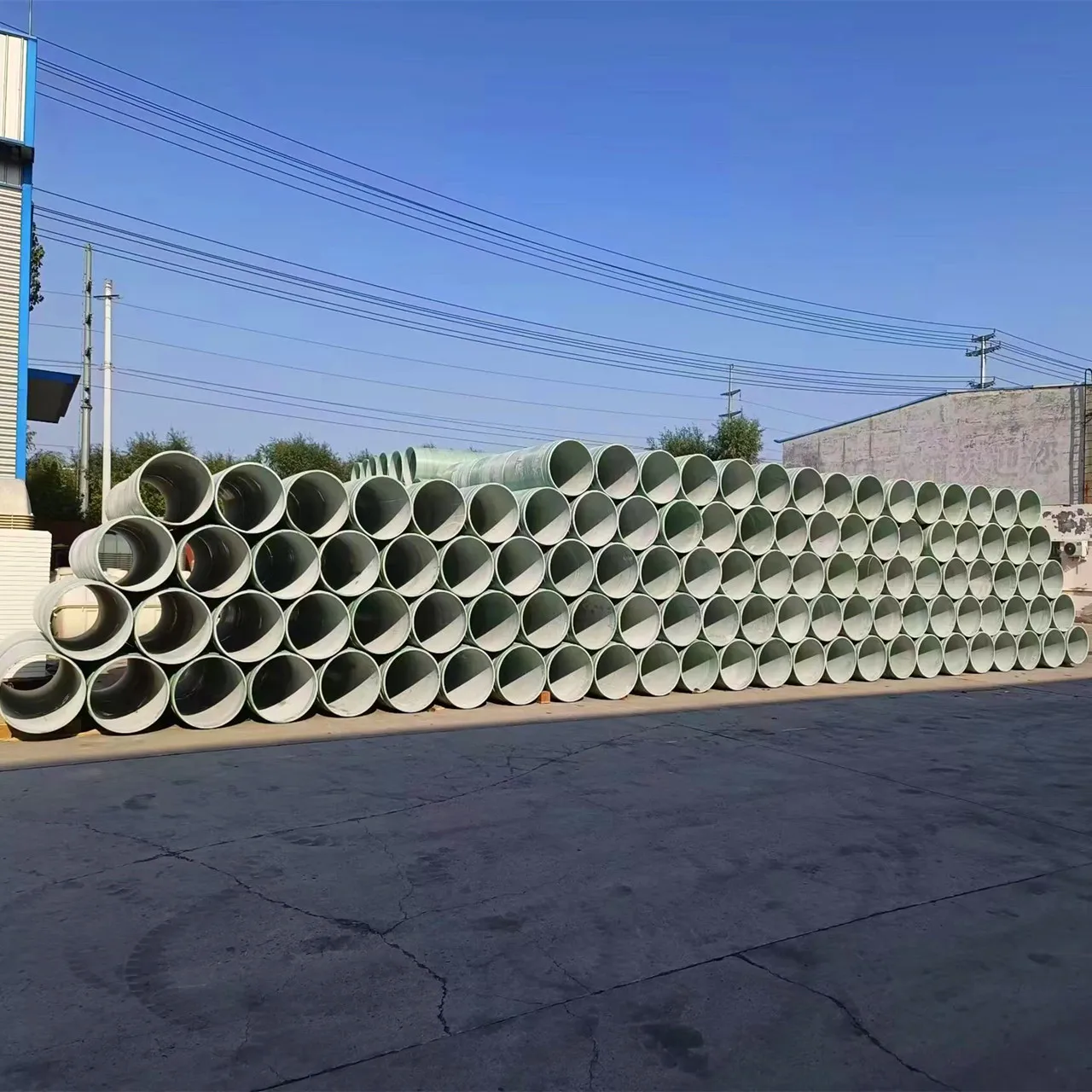 Anti-corrosion Sewage Discharge Pipe Acid and Alkali Resistant Glass Fiber Epoxy Pipe