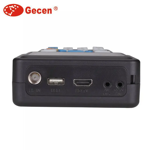 New digital DVB-S2 tv satellite finder support 5MP AHD cctv camera and Spectrum analyze