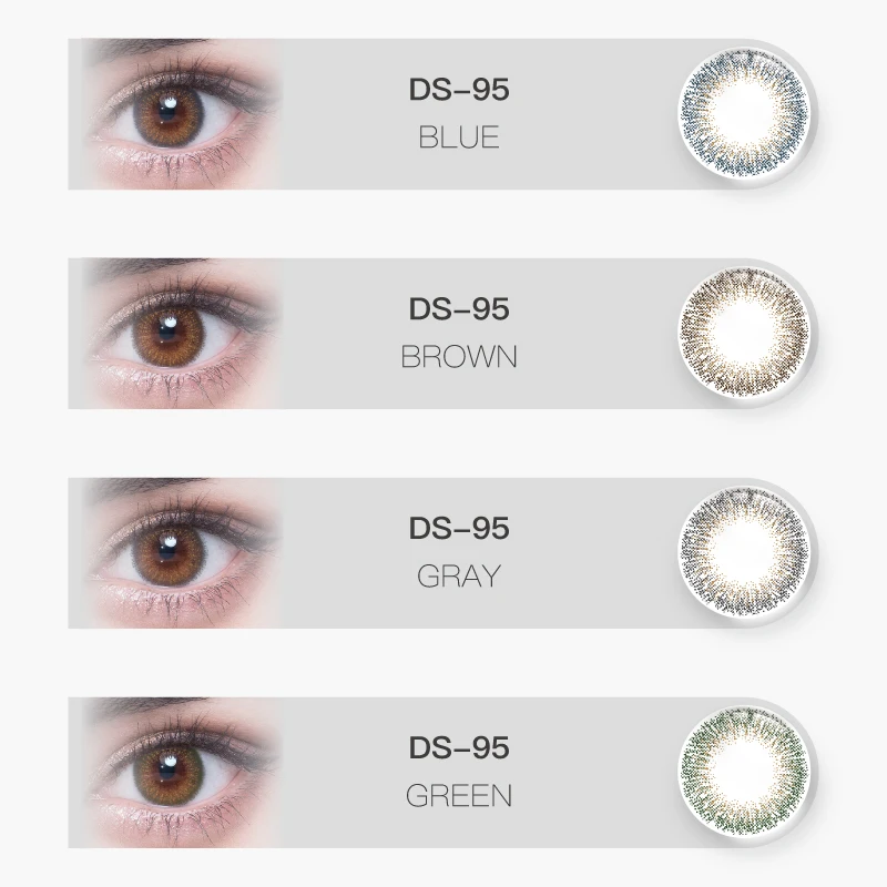 DS-85 Miiemo Blue Brown Gray Green Color Lens Hot Selling Color Contact Lens Wholesale Price Monthly Contact New Arrival