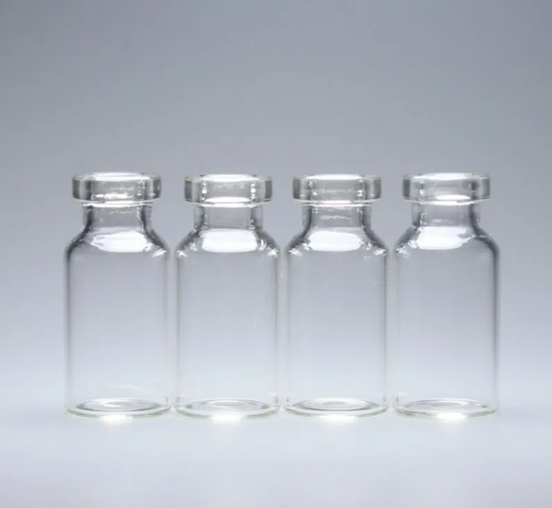 Pharmaceutical glass vial with 3ml 7ml 10ml for medical liquid packaging