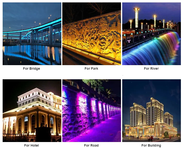 Led Linear Wall Washer Bar Warm White IP67 Outdoor Clear Luminous Light Auto Body Lamp Bead Item for Building Lighting Evo Rohs