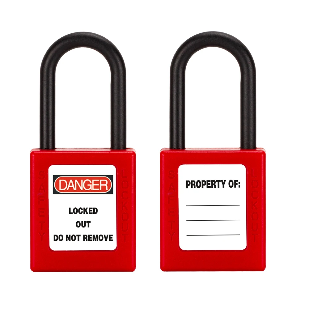 China manufacturer insulation ABS safety padlocks lockout