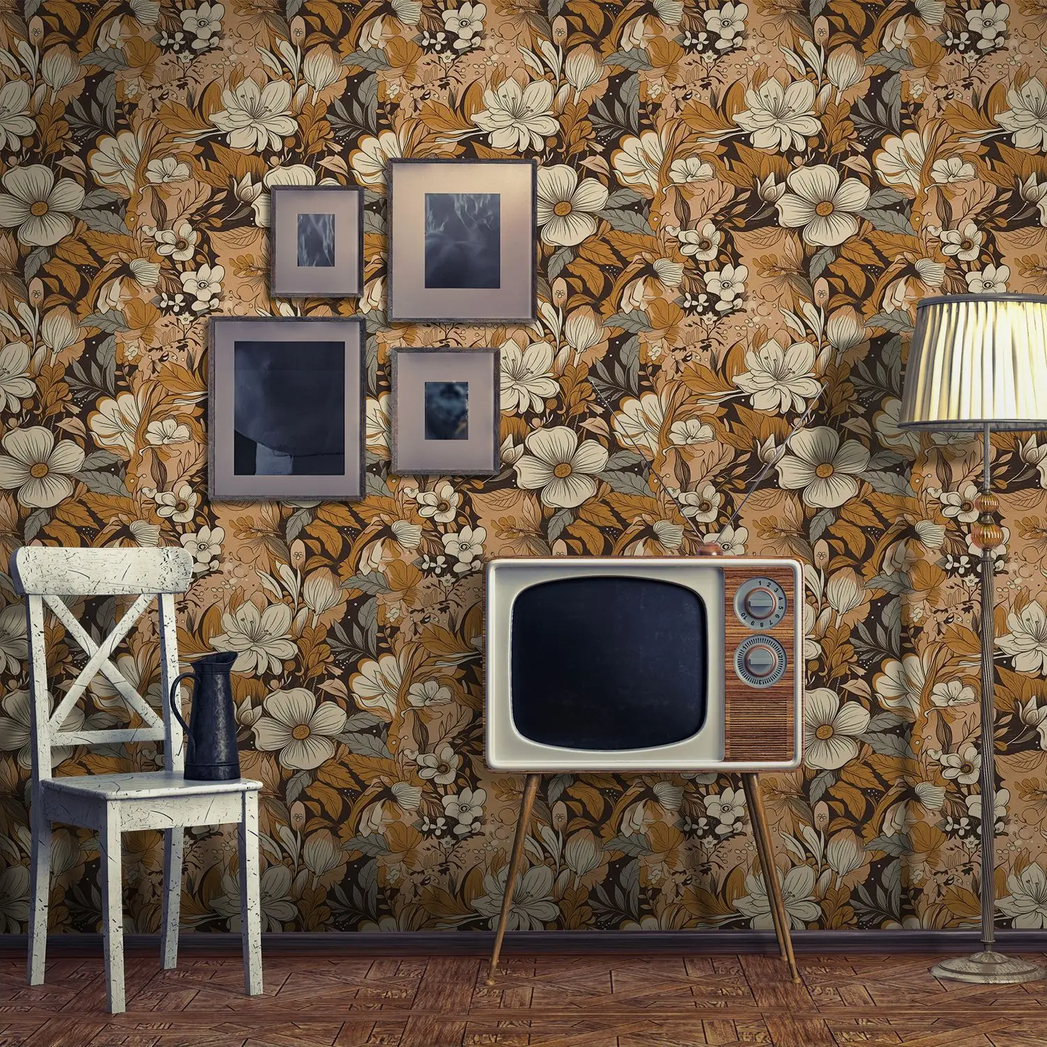 High Quality Floral Self Adhesive Wallpaper Vinyl Peel And Stick Marble Wall Sticker For Living Room Home Improvement