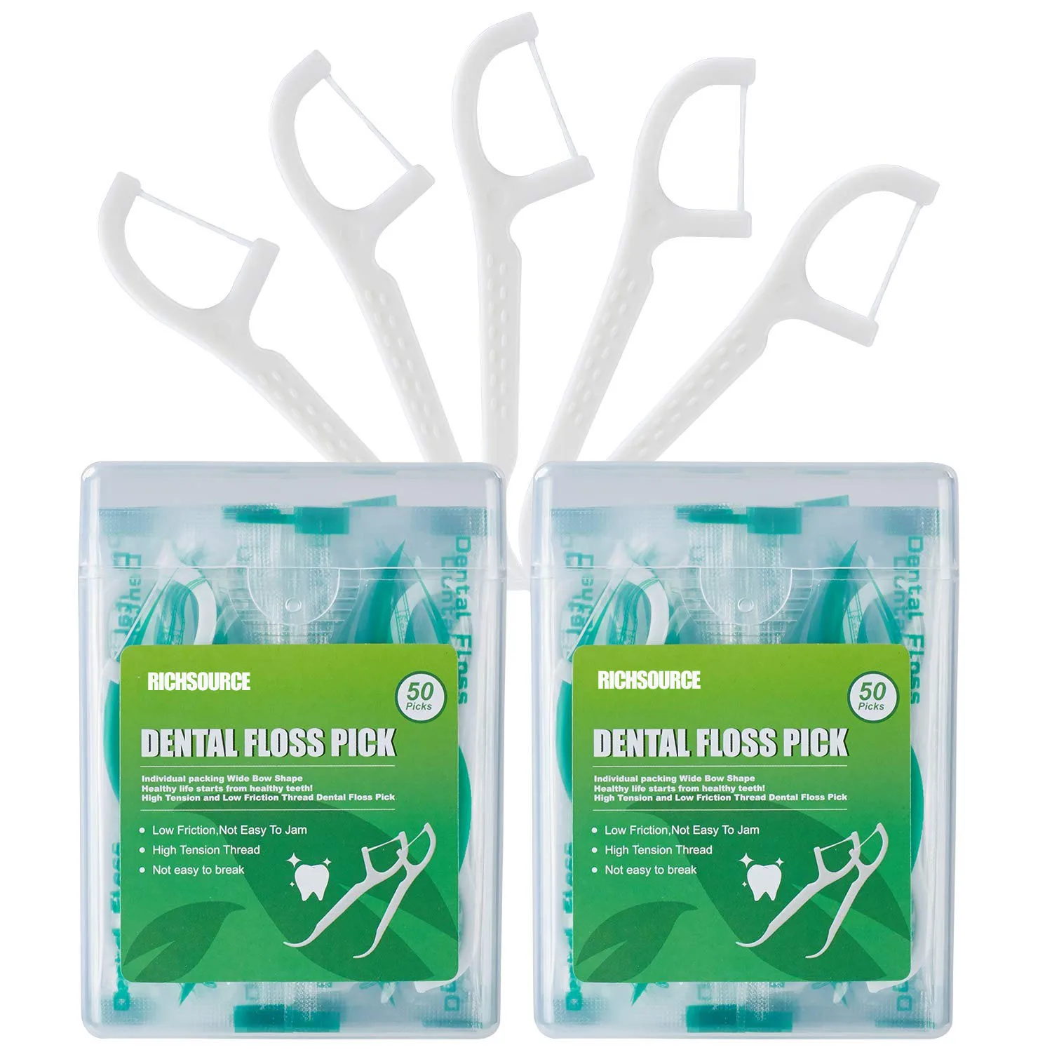 Нейлоновая зубная нить со вкусом мяты индивидуальная упаковка для путешествий и домашнего использования легко очищает зубы пластиковая коробка упаковки