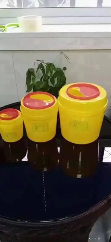 Medical Sharps Disposal Needle Recycling Waste Container 1-15L Bin Safty Box for Hospital