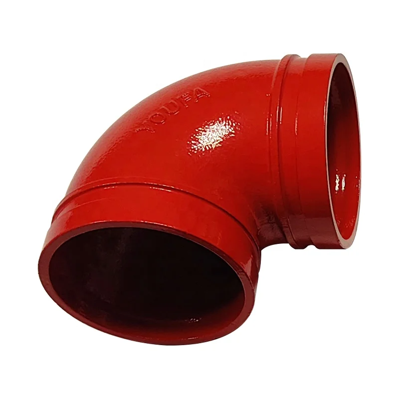 ASME16.3 Factory Hot Sale Red Color Malleable Steel Pipe Fitting Couping DN15 TO DN200