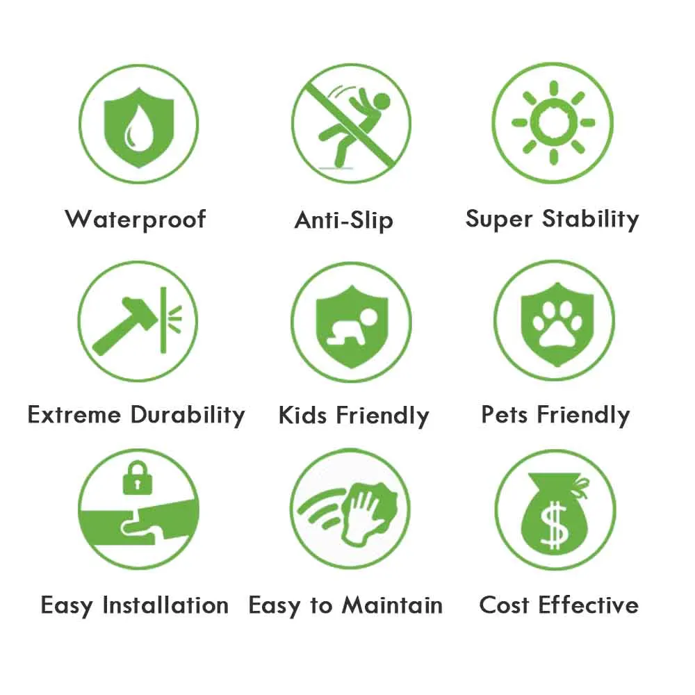 4mm Customized Waterproof Plastic Flooring Commercial Tile Luxury Vinyl Plank UV Lacquered SPC Click Flooring PVC Flooring