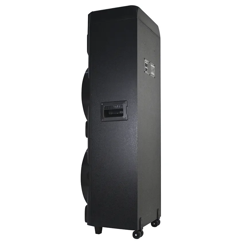 Double 12 Inches True Wireless Blue-Tooth Subwoofer RGB Lights Original HiFi Stainless Steel Bt Portable Party Speaker
