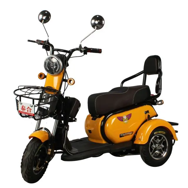 electric passenger tricycle cargo trike with three seats new three wheel adult car fashionable leisure