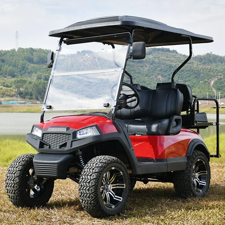 Utility 4 Seats Electric Vehicle  Off Road golf carts for Patrol Using  with  CE Certification