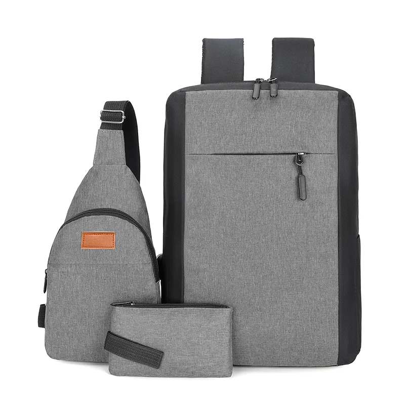 2023 New Men Computer Simple Backpack Student Schoolbags Teenager Pures Laptop Backpacks Large Capacity Shoulder Travel Bags