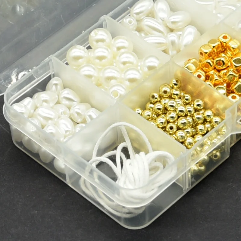 Hot Selling New Style ABS Plastic Beads Set DIY Jewelry Accessories Bracelet Necklace Production Materials