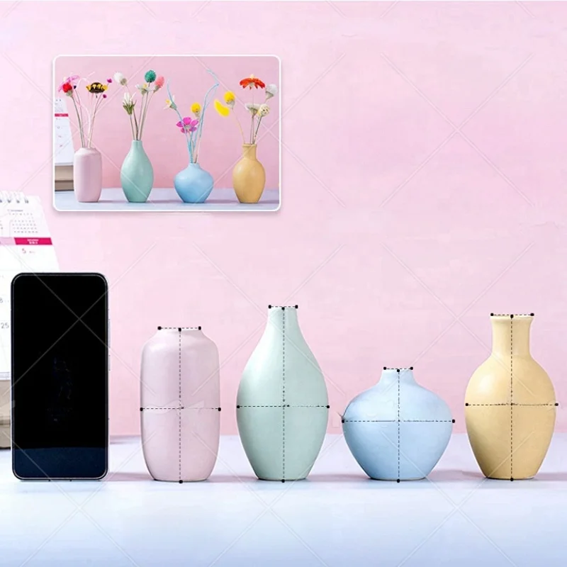 Dried flowers bouquet In Vase Set Farmhouse Decor For Kitchen Bedroom Office Bathroom Shelf Centerpiece Table Decorations