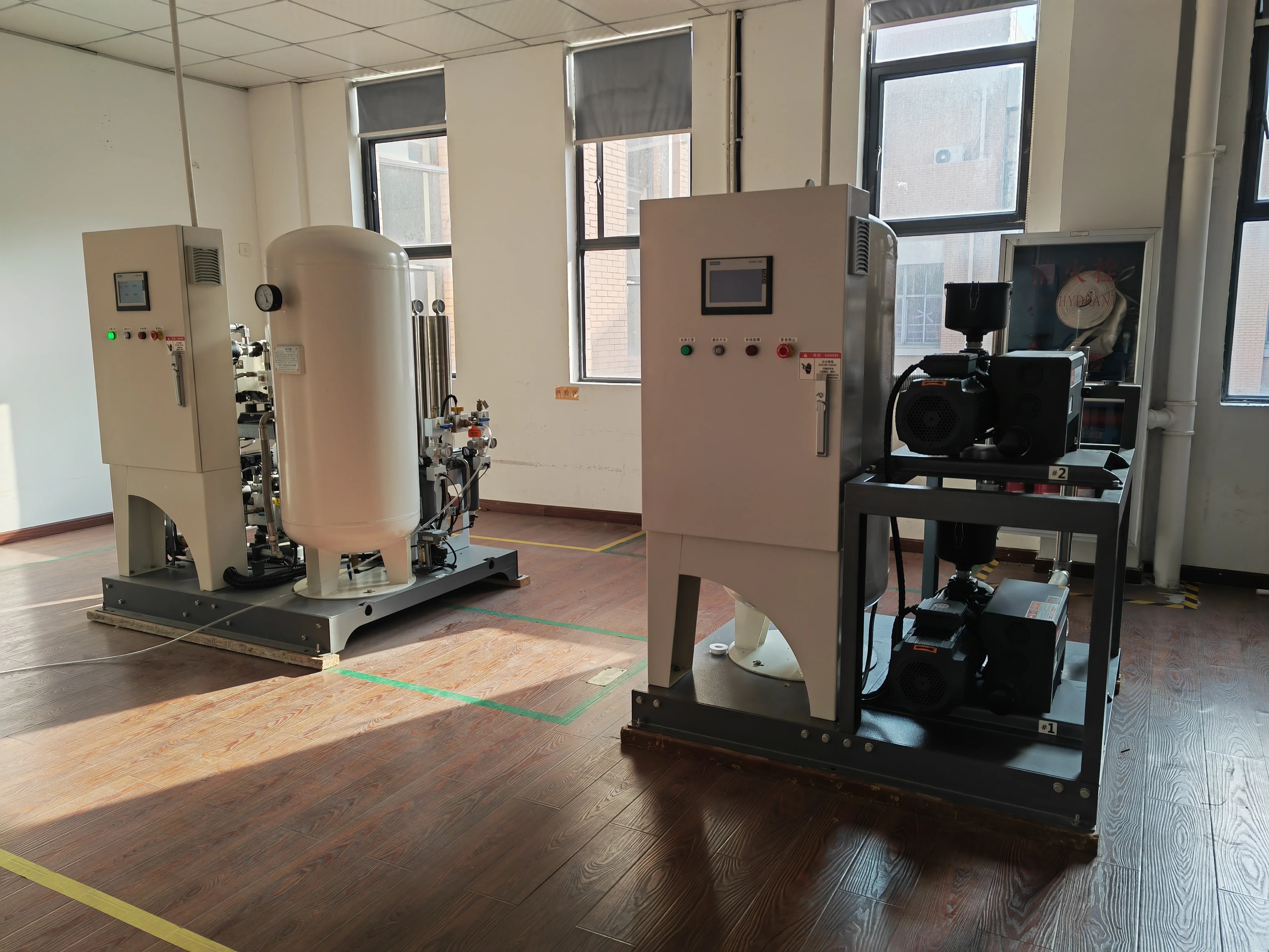 Customized oil free medical scroll air plant system