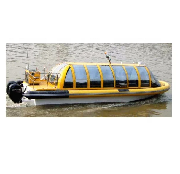 Grandsea 11.5m 40 Passenger Yellow Color Water Taxi Boat for sale