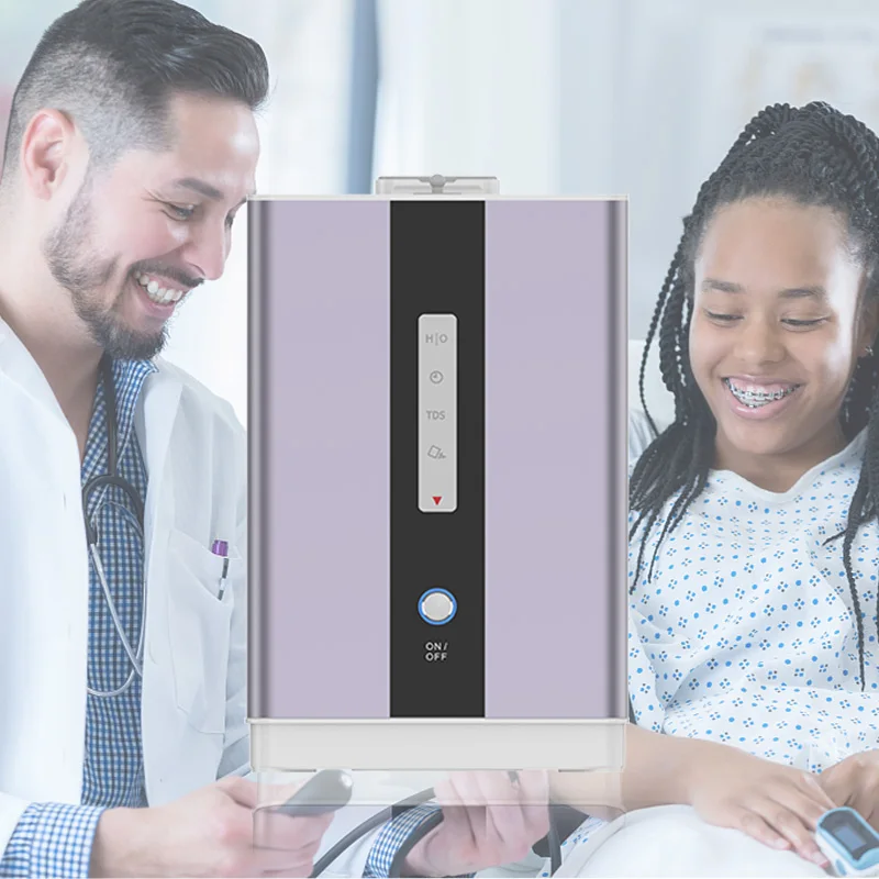 Cawolo HIM-22 Purple Color New Design 150ml SPE PEM Tech H2 Breathing Inhalation Health Care Hydrogen Inhaler