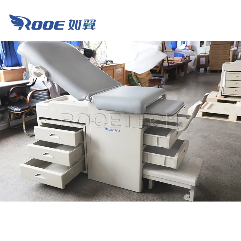 A-S106 Medical Gynecological Examination Chair Exam Table with Movable Side Cabinet