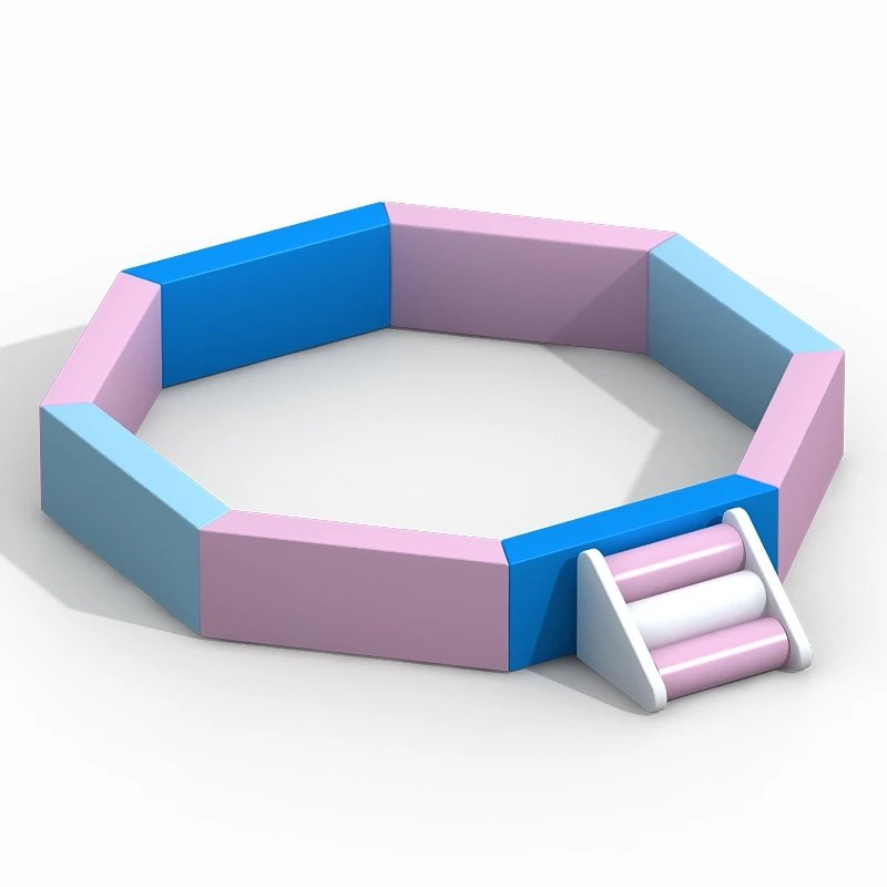 Ball Pool for Toddlers & Kids Indoor Outdoor Soft Foam Square Ball Pit Baby Play Yard Dry Pool Kids Soft Play Equipment