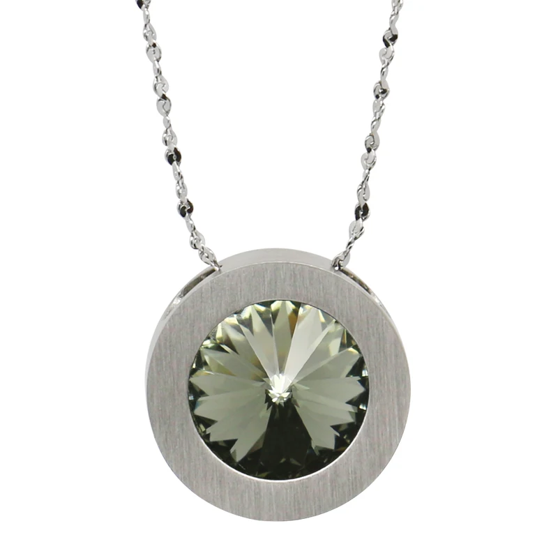 D030 ion balance crystal fashion power tourmaline germanium jewelry necklace women