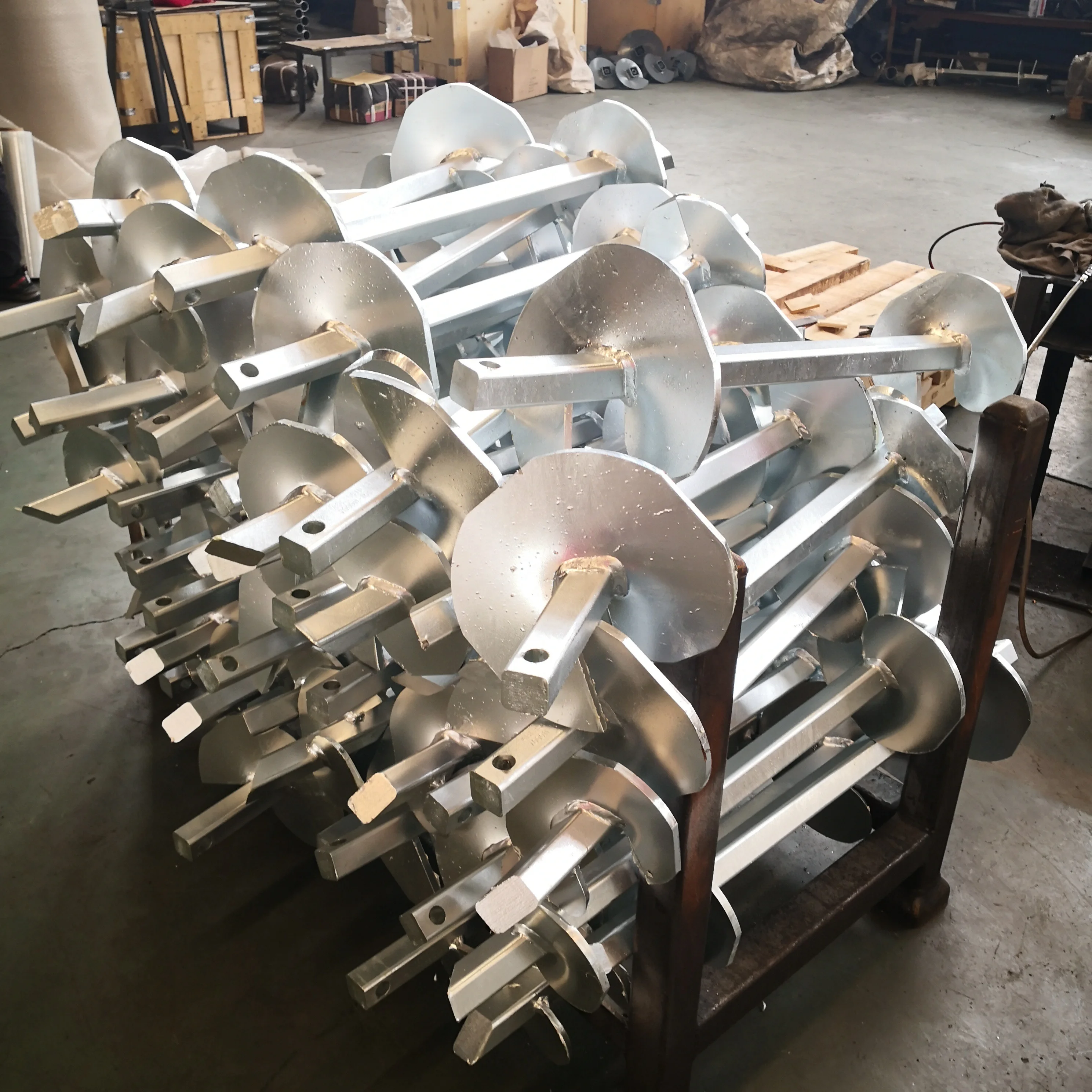Hot Dipped Galvanized High quality Installation Ground Screw Foundation