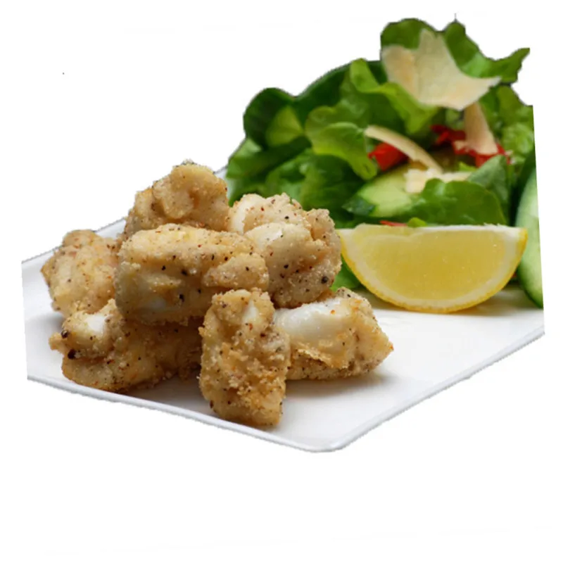 Shandong Ocean Village Food Wholesale Price Squid Breaded Pineapple Cut Fried Calamari Pineapple Cut For Nutritious Breakfast