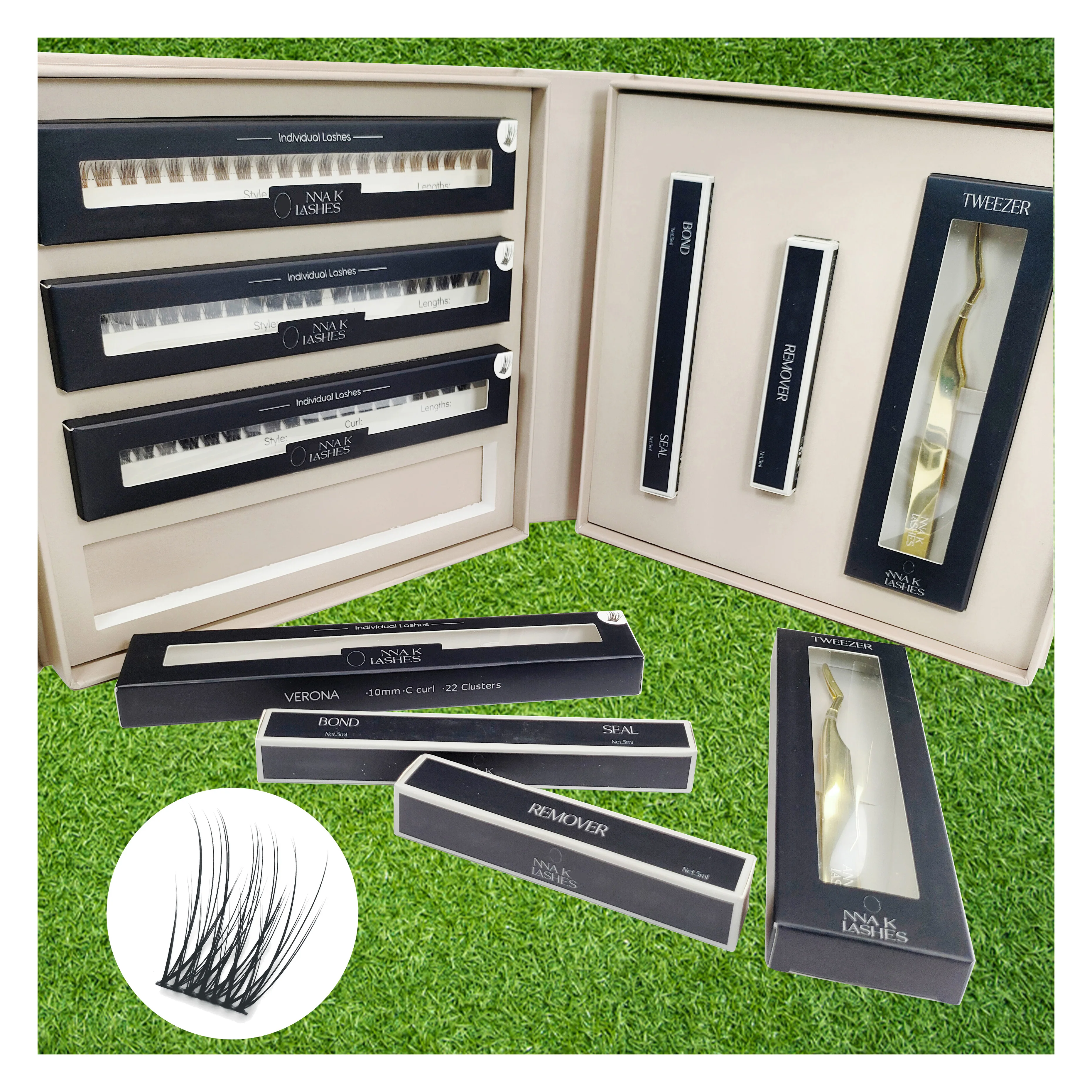 Beauty Eyelashes Vendor Pre-cut Segmented Eyelashes DIY Cluster Lashes Wholesale Eyelash Extensions Cluster Lashes Kit