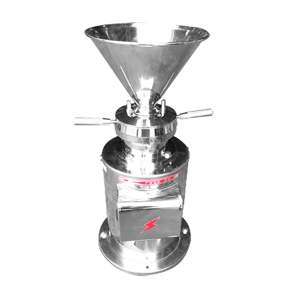 Automatic Small Nut Butter Grinder Ketchup Chilli Sauce Making Machine Mango Butter Mayonnaise Colloid Mill