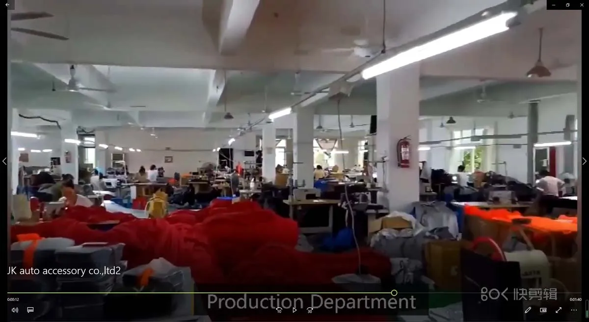 Wholesale Custom Best Waterproof Front Seat Covers for Tesla Red Imitation Leather Sports Design with OEM Logo