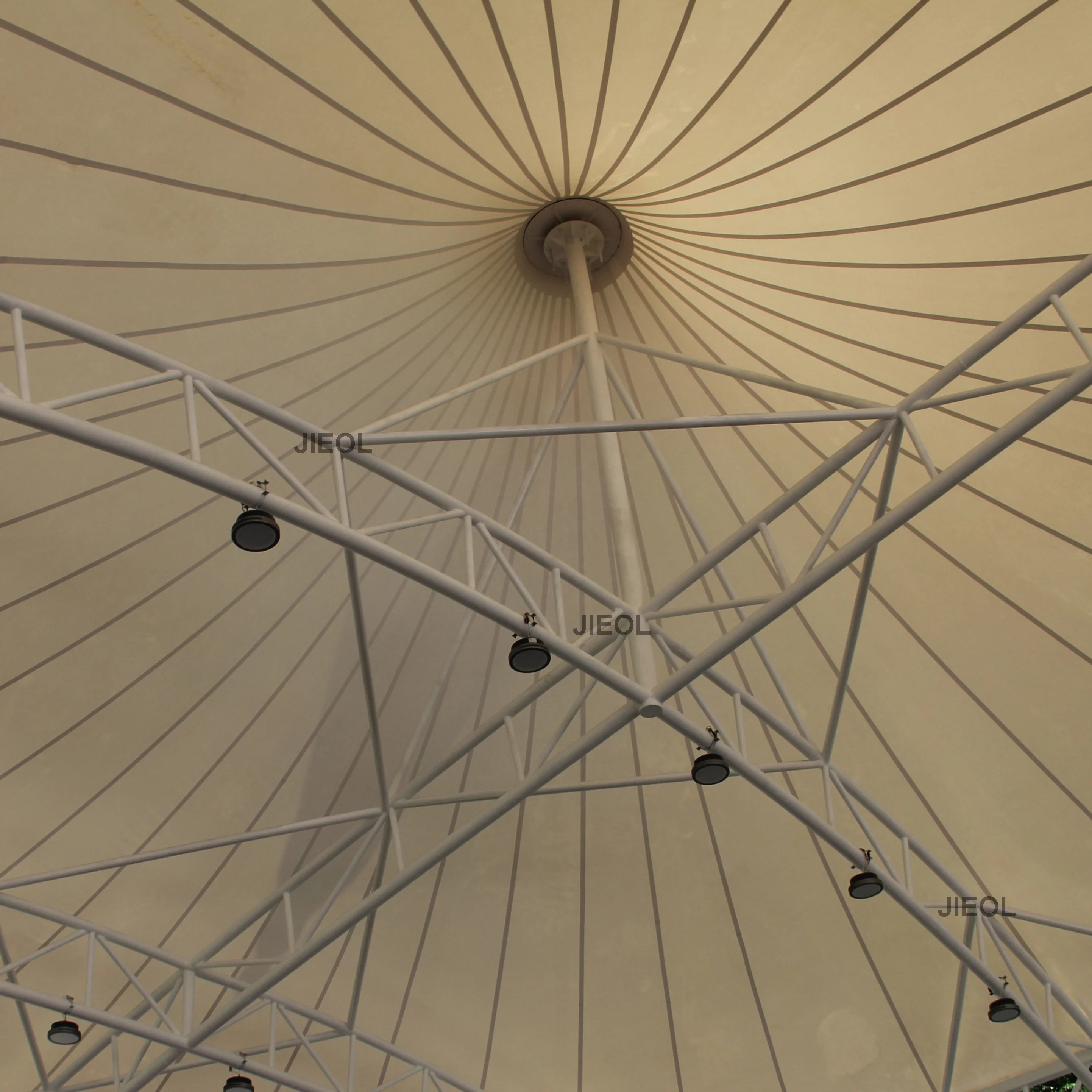 ETFE PVDF растягивающая мембранная структура стальная для строительства