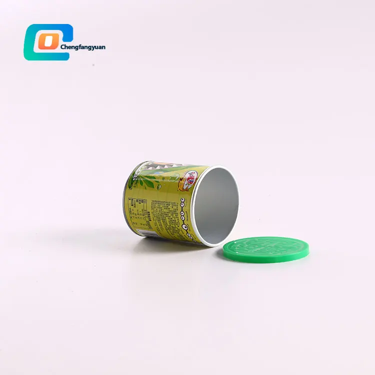 Biodegradable food grade cardboard cylinder box Aluminium Foil Round Packaging Paper Tube Paper Tubes Packaging for Biscuit