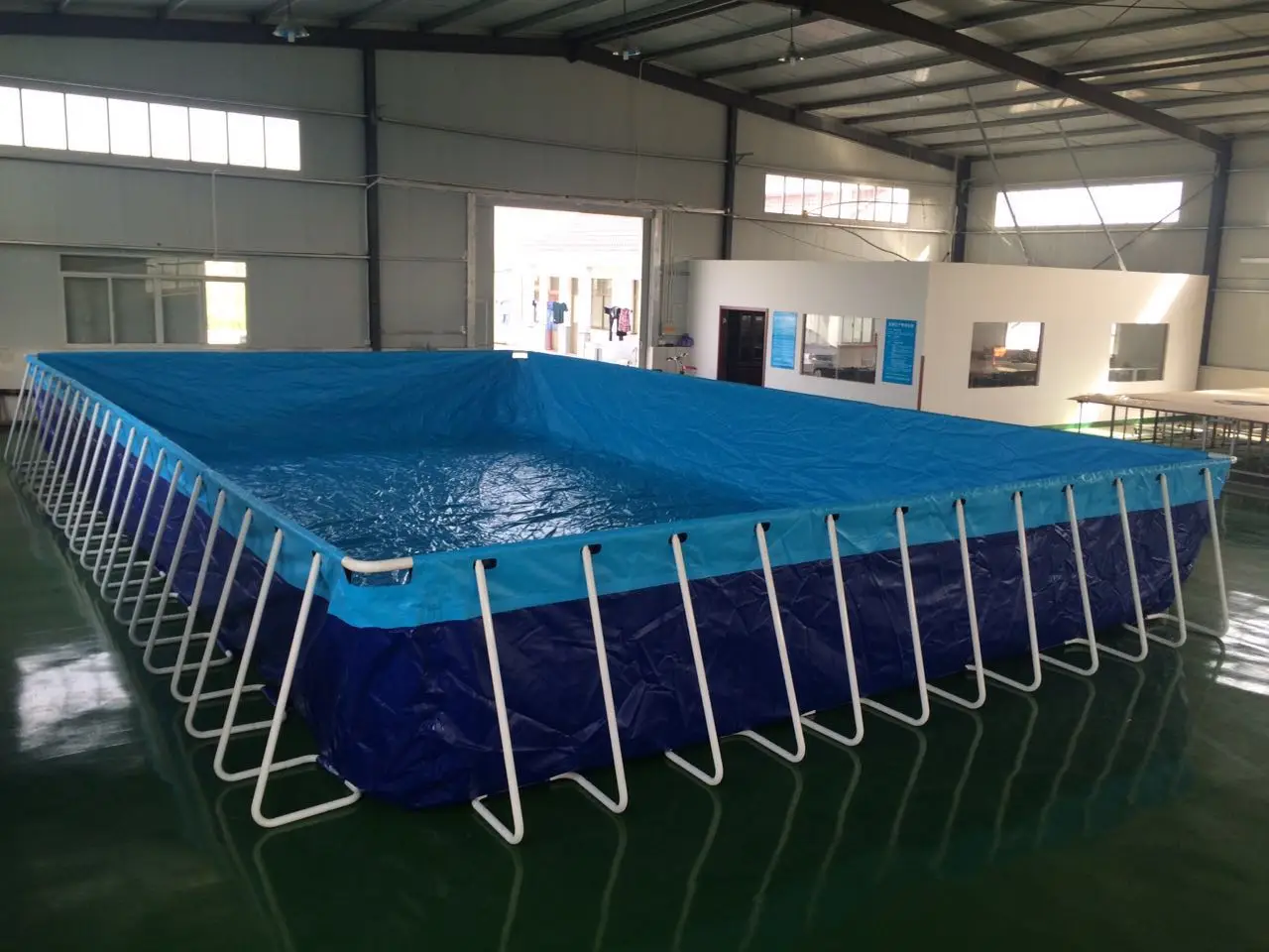 Convenient to set Pvc material Detachable frame swimming pool product on summer