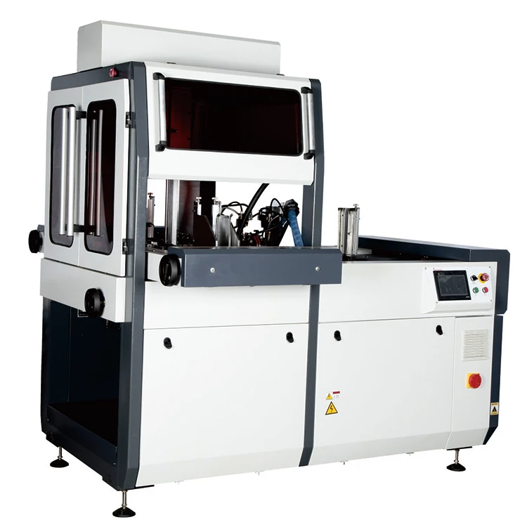 
HM-3525 Factory direct sale hot melt glue grey board assembling machine with PLC system 