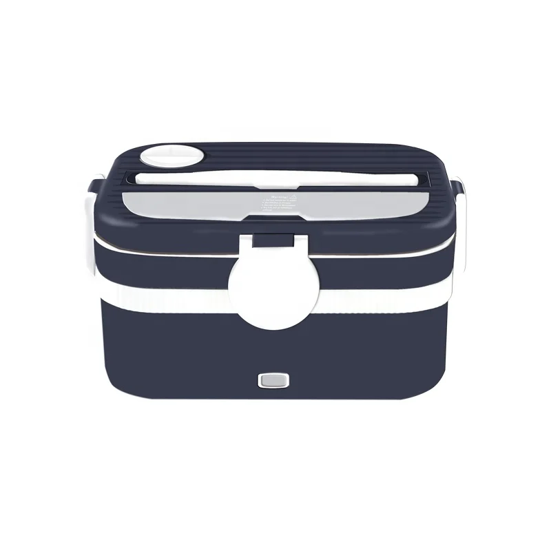 12V 24V 110V Hot Heating Stainless Steel Food Heater Container Insulated Lunch Box 3 in 1 Electric Lunch Warmer For Car Truck