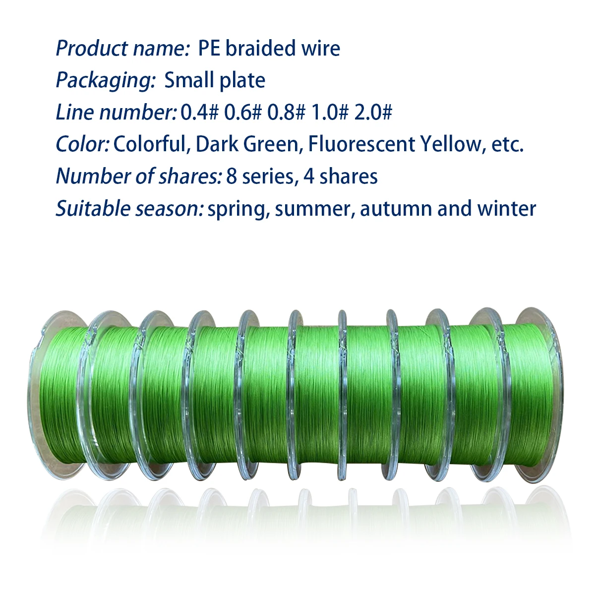 Sell PE Braided Fishing Line Abrasion Resistant Super line Zero Stretch Smaller Diameter