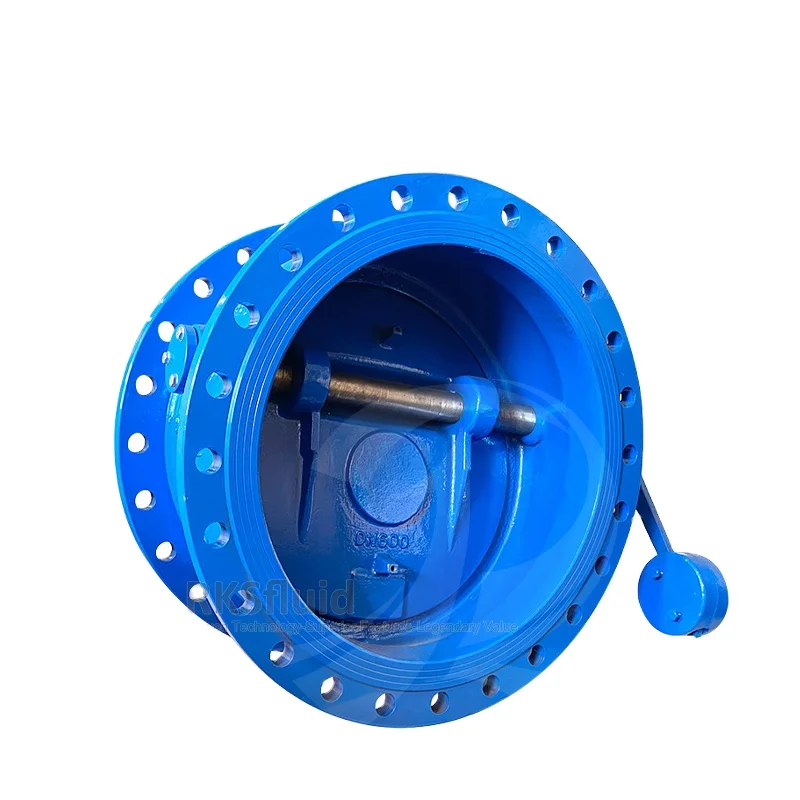 BS EN Counter Weight and Hydraulic Damper CE General Base 150lb 4 Inch Butterfly Tilting Check Valve DN1200