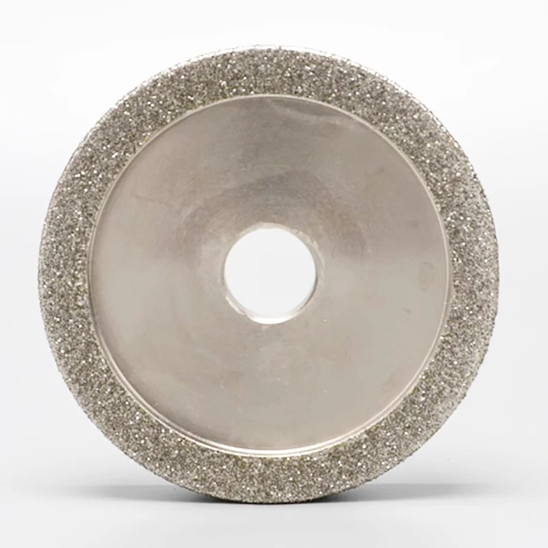 Electroplated diamond internal external circular grinding small wheel double concave  tungsten steel carbide jade agate stone