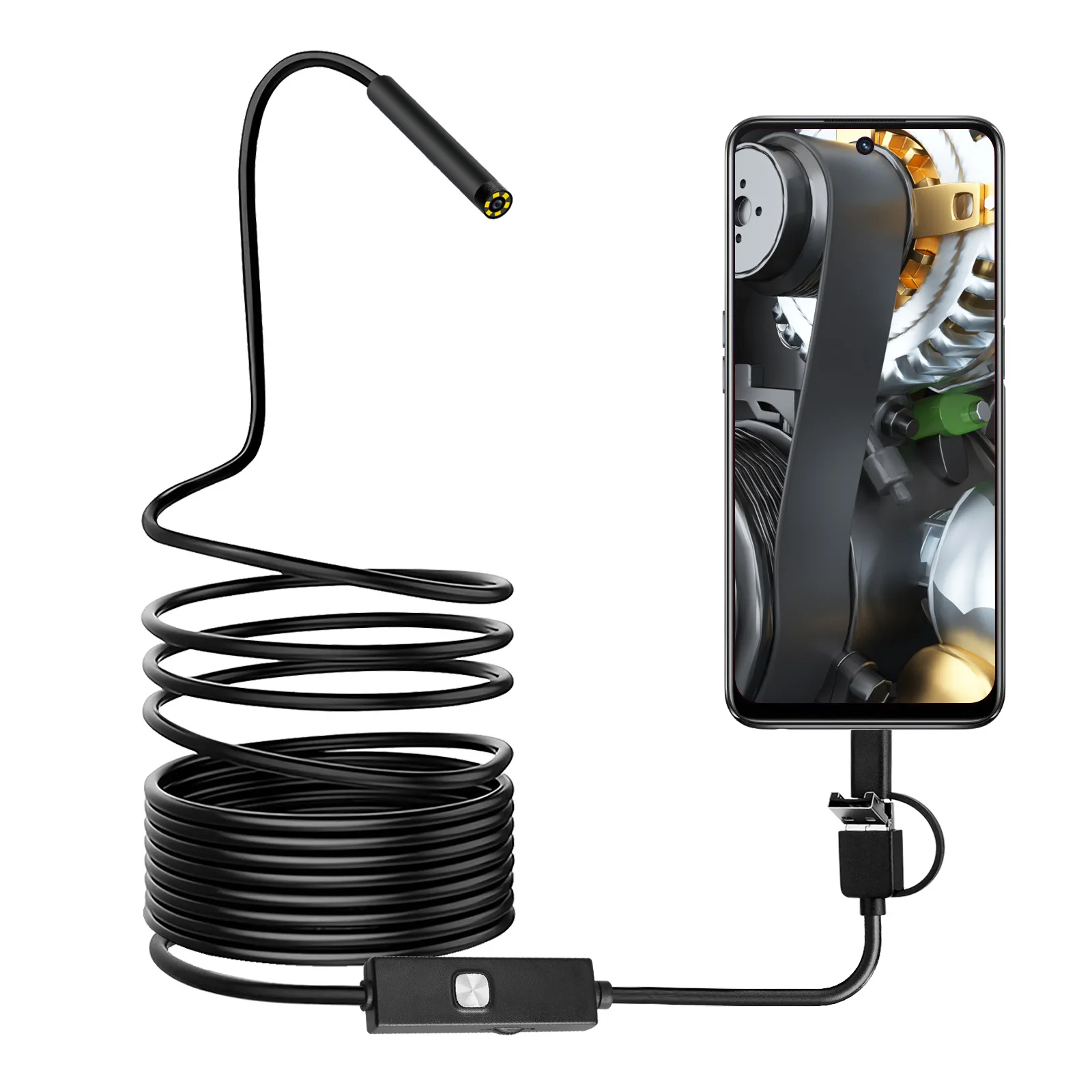 1080P WIFI Endoscope IP67 Waterproof HD Wireless Inspection Snake Camera USB Borescope For Car Android IOS Smart Phone