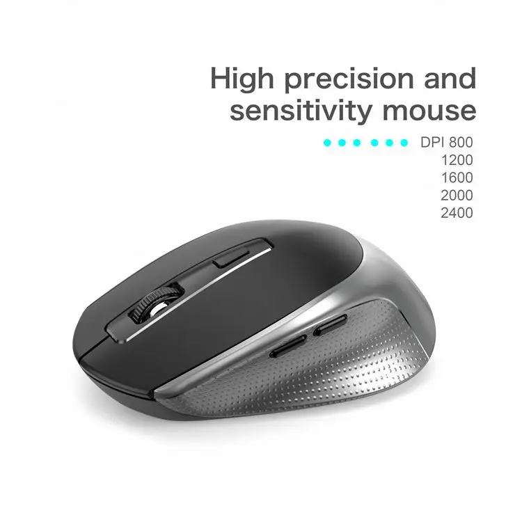 USB 2 4G эргономичная Беспроводная испанская клавиатура мышь комбо для офиса/дома Бесшумная ПК набор