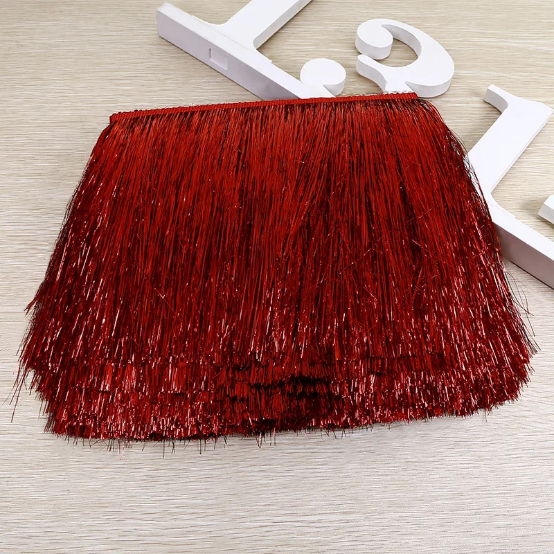 20CM  encryption metal  fringe trim  for womens  dress  Garment accessories