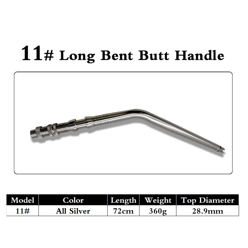 NEW OEM 28.9mm All Metal Fishing Trolling Rod Butt Holder Heavy Duty Big Game Fishing Boat Rod Component bend Butt Handle
