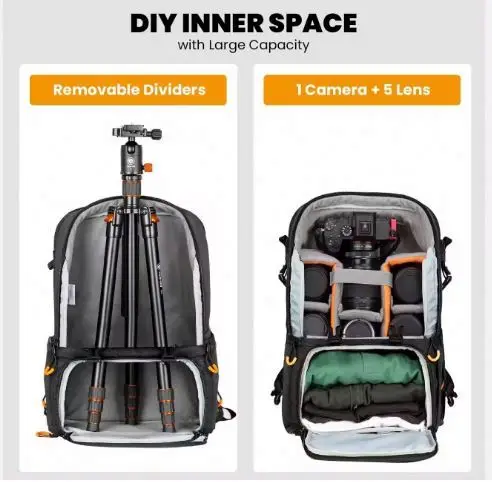 Free Sample Camera Backpack Bag Professional Camera Waterproof Camera Case Compatible for Sony Canon