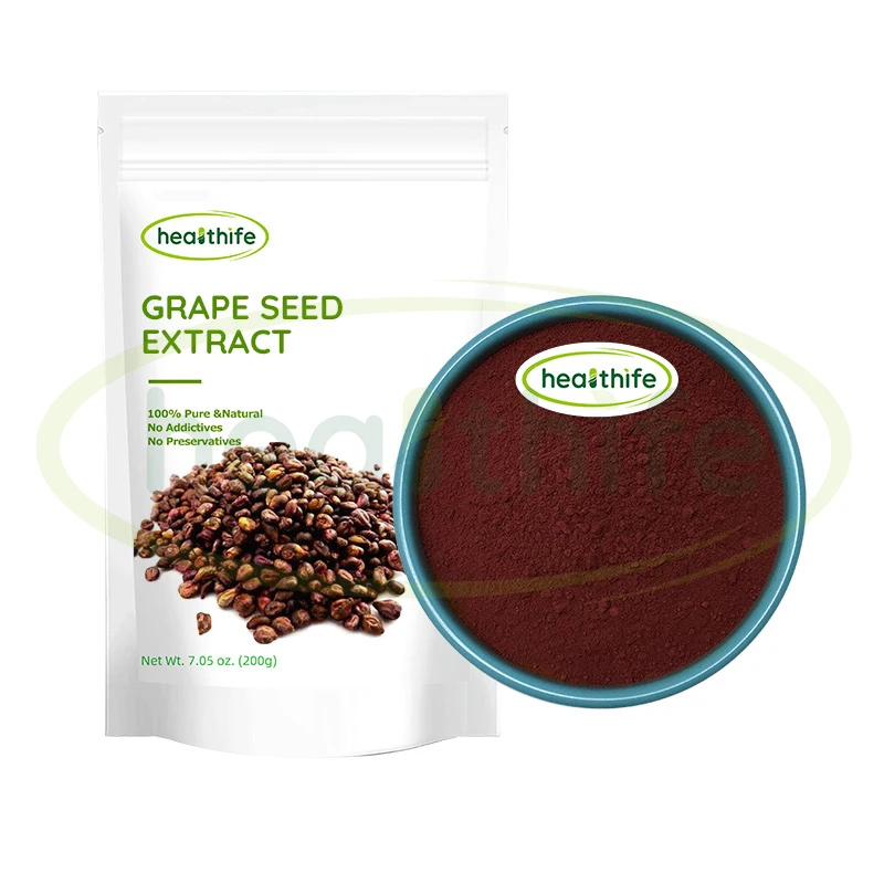 Healthife High Quality Polyphenols Powder 85% 95% Grape Seed Extract