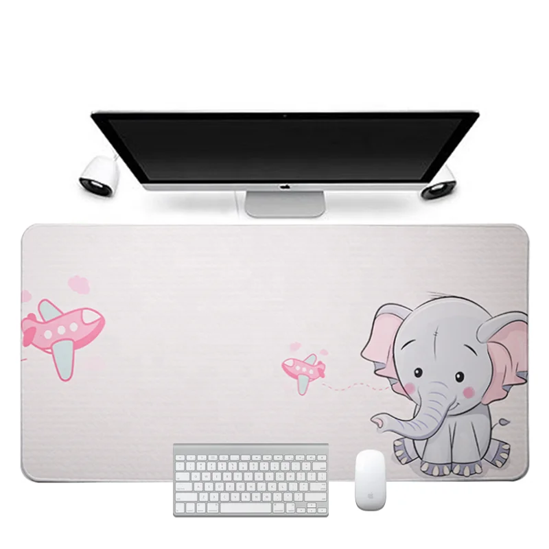 Kawaii  Cartoon Extra Girly Accessories Playmats Cute Carpets  Gamer Purple Pink Magic Large Gaming Mouse Pad Keyboard Mouse Mat