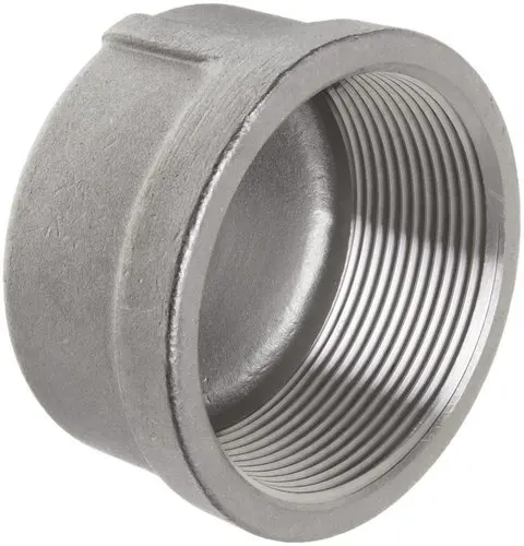 SS304 Hex Pipe Cap Female Thread ASME NPT Threaded Hex Cap