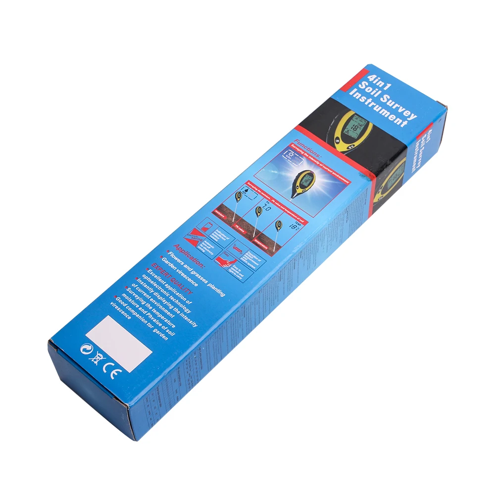 China Factory Wholesale Soil 4 in 1 Digital pH Meters Portable Pen Type pH Sensor pH Tester for Flower Gardening Cultivation