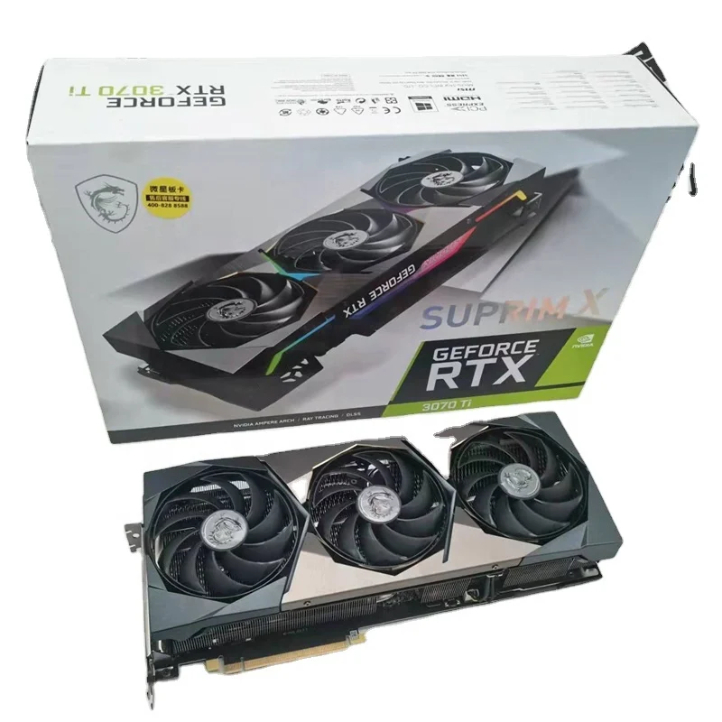 Игровая компьютерная видеокарта nvidia geforce RTX3070ti, 8 ГБ, 1725 МГц, в наличии, msi pny, asus, gigabyte
