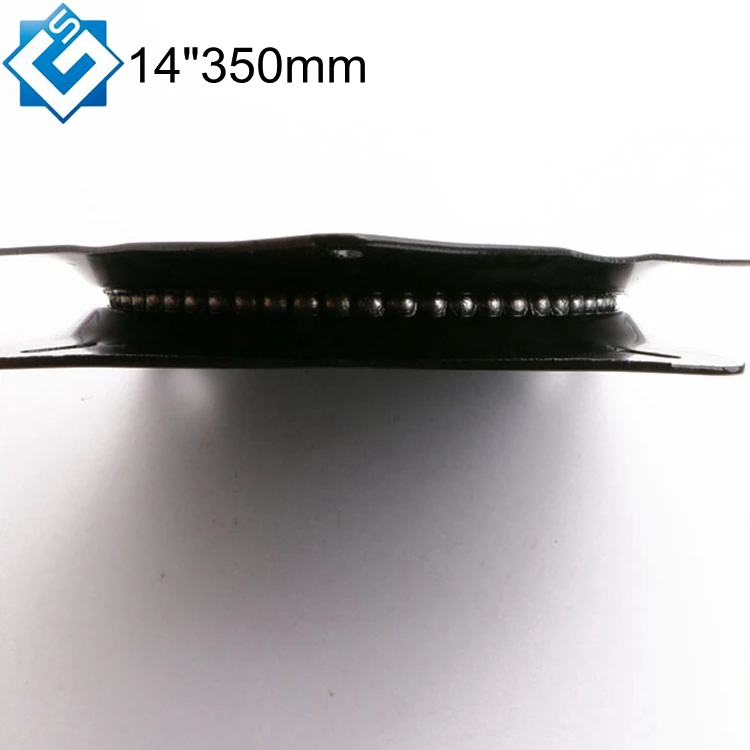 Lazy Susan 14 Inch 350mm Black Metal Turntable 360 Degree Free Rotating Ball Bearing Swivel Plate Mechanism