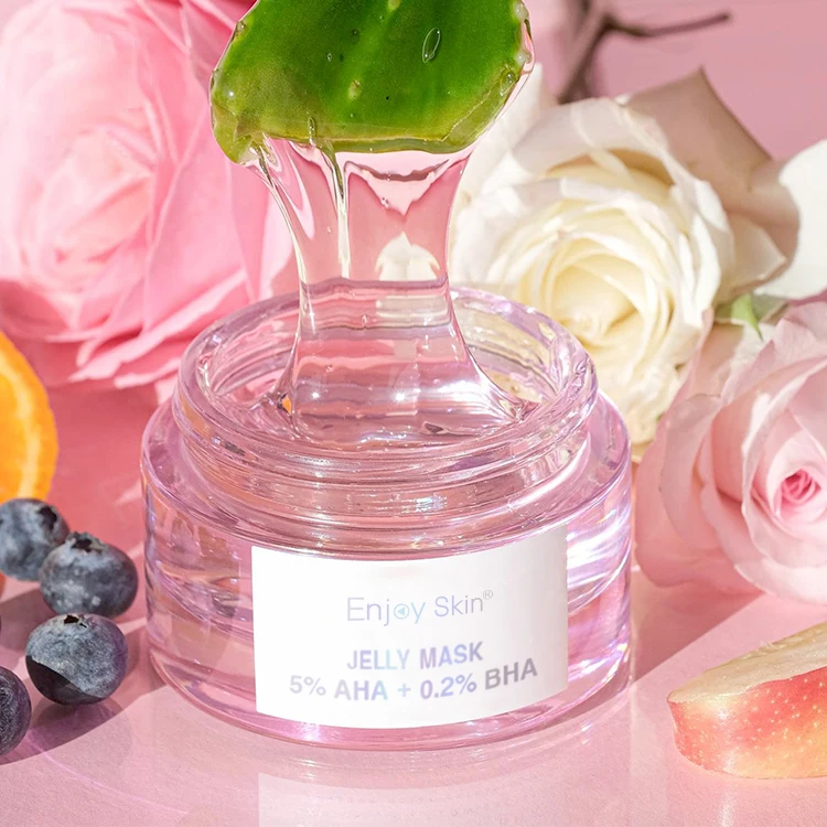 Корейская Фирменная натуральная Органическая маска-желе для лица 5% AHA + 0.2% BHA отшелушивающая увлажняющая
