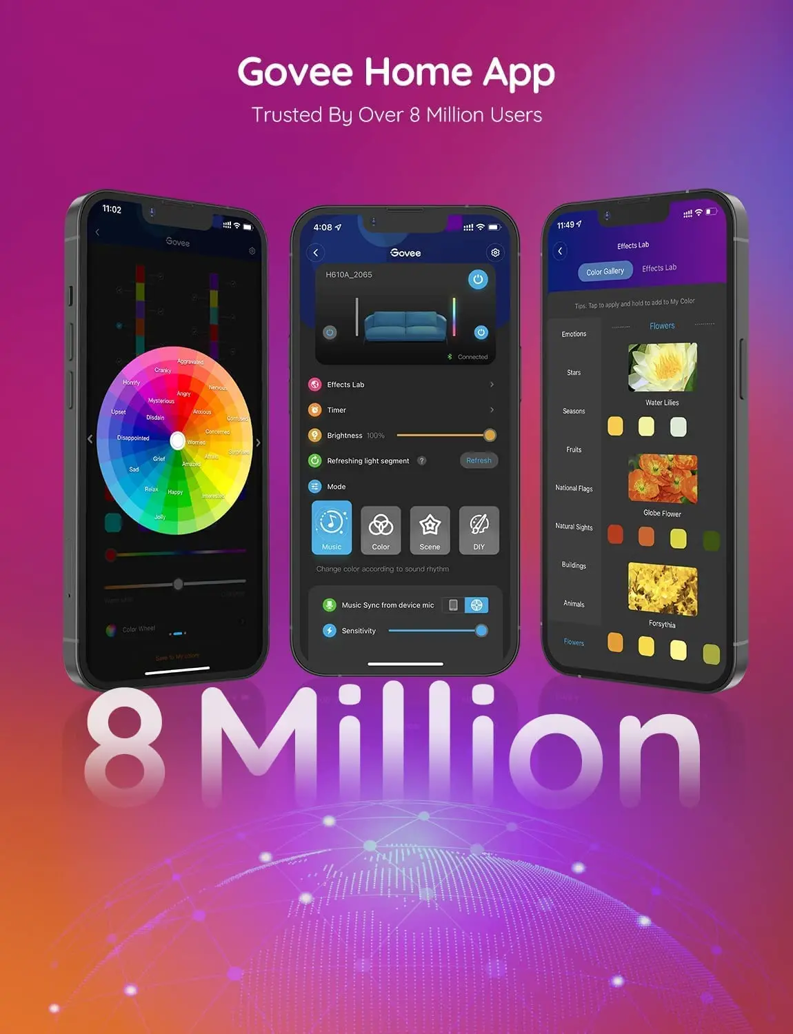 Умный светильник Alexa Google Rgb разноцветный сегментный с управлением музыкой и синхронизацией домашний декор светодиодные полосы Динамический