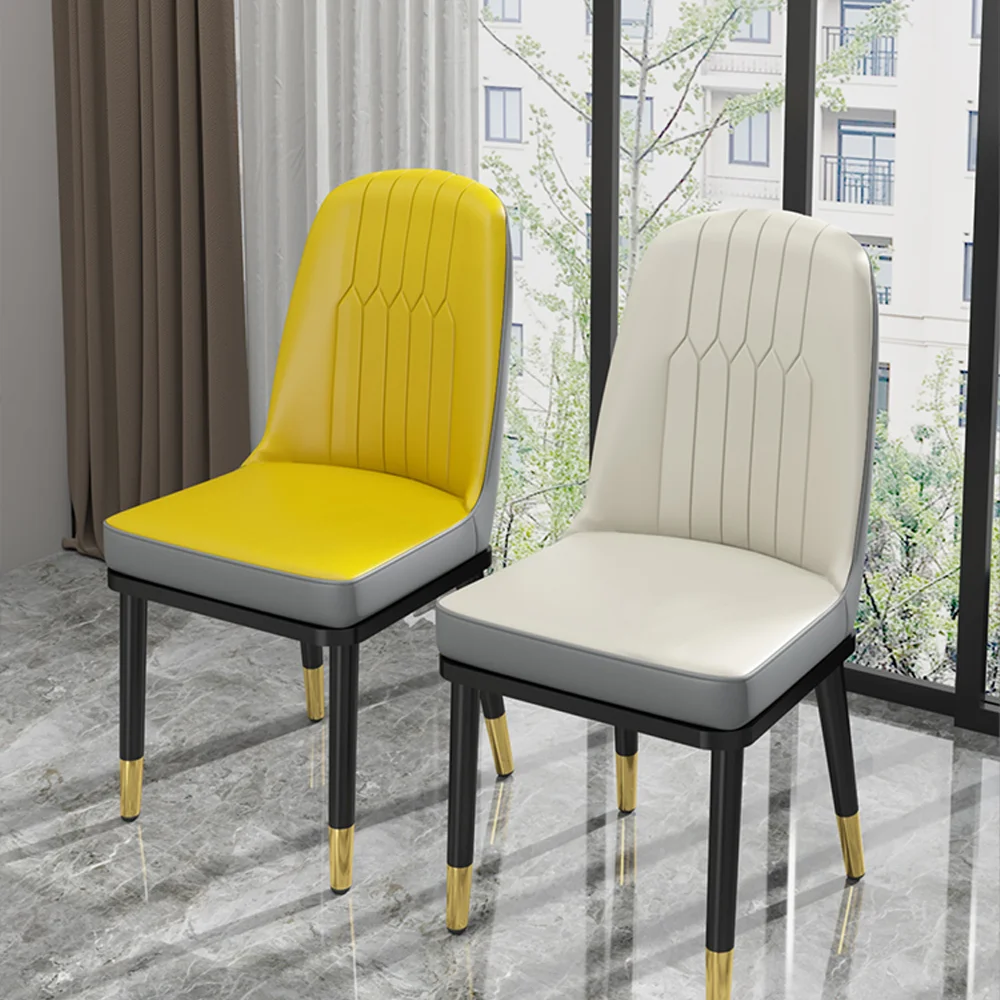 Wholesale Modern Luxury Accent Living Room Coffee Hotel Pu Leather Dining Room Chairs Dining Chair